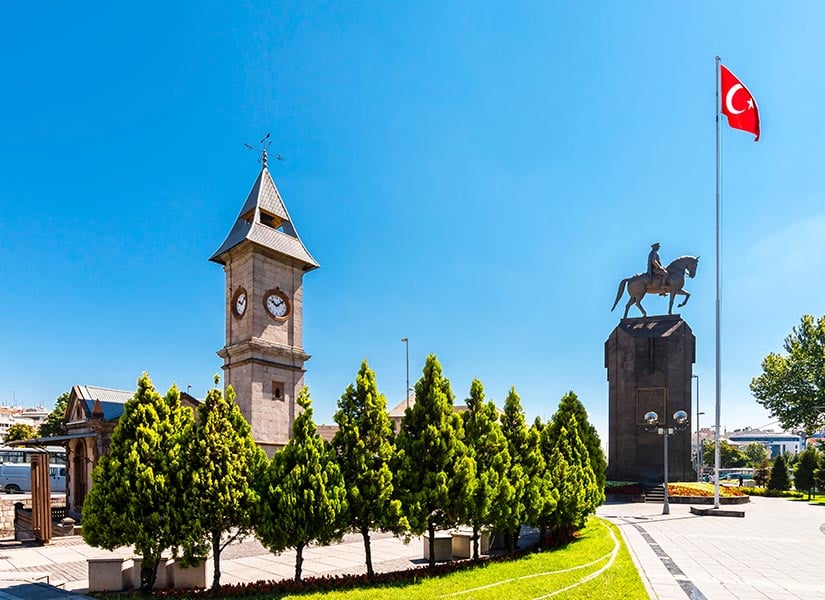 Clock Tower and Atatürk Statue